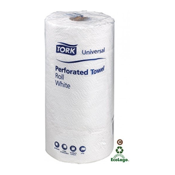 Papier ESSUIE-TOUT - TORK #HB1995A 2 PLIS BLANC 12RLX210F – Image 2