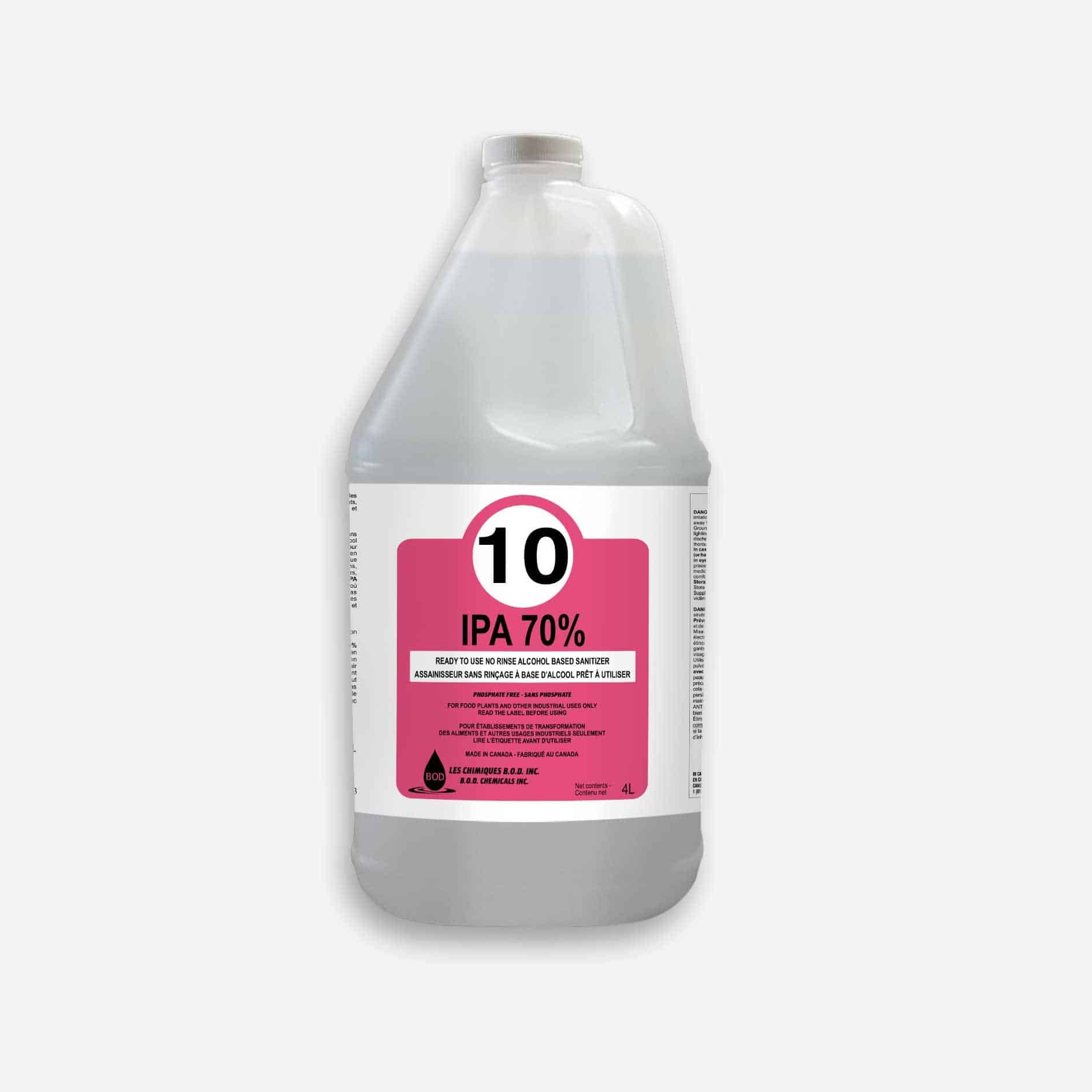 Alcool Isopropylique Desinfectant Nettoyant de surface 1L 3M